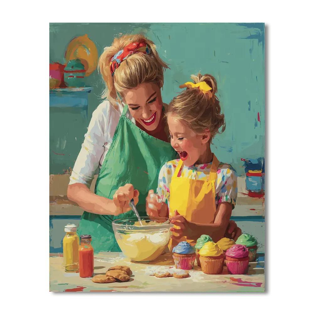 Mommy And Me In The Kitchen Paint By Numbers Kits