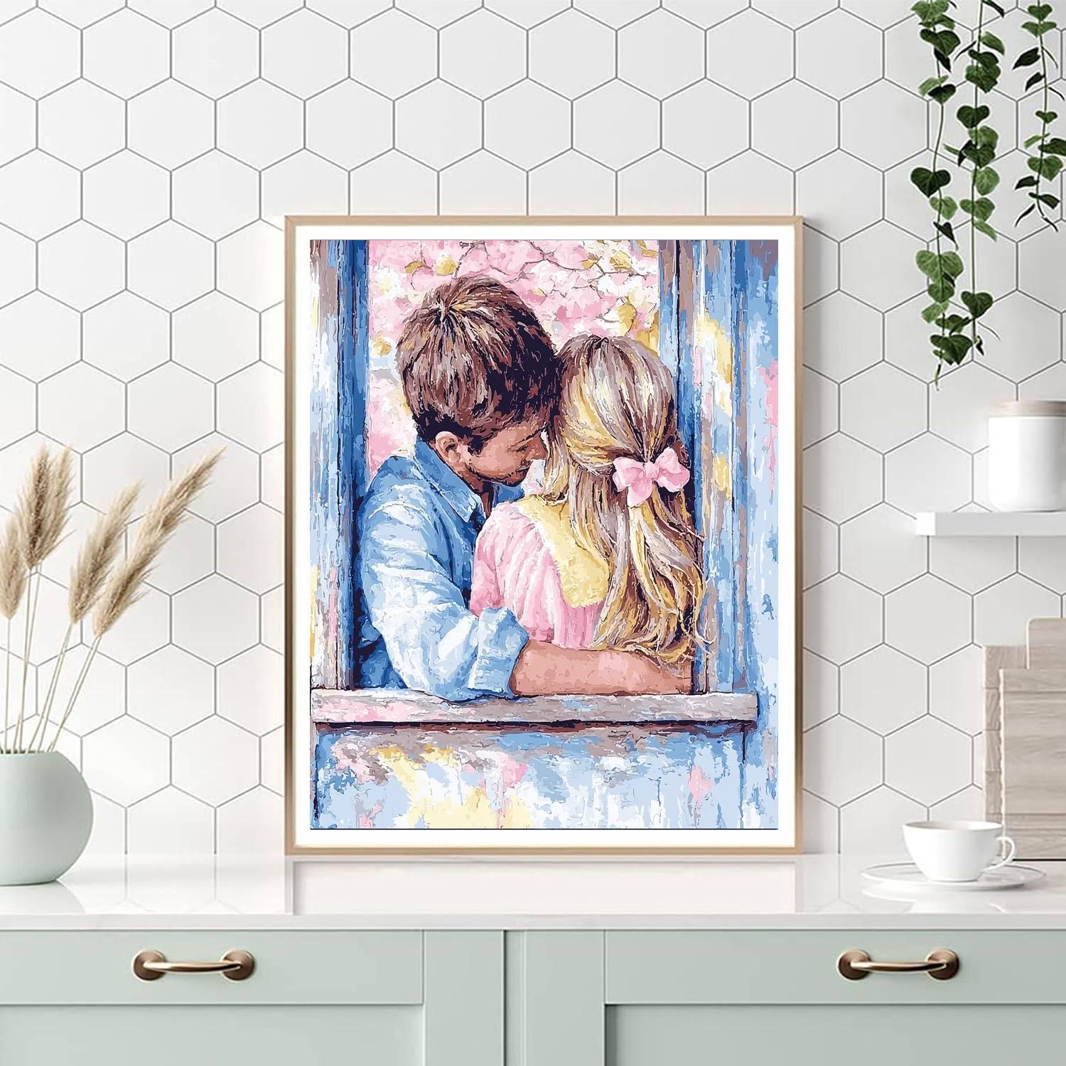 Every Kiss Tells A Story Painting By Numbers Kit