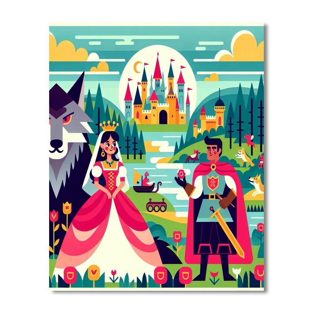 Storybook Land Adventure Paint By Color