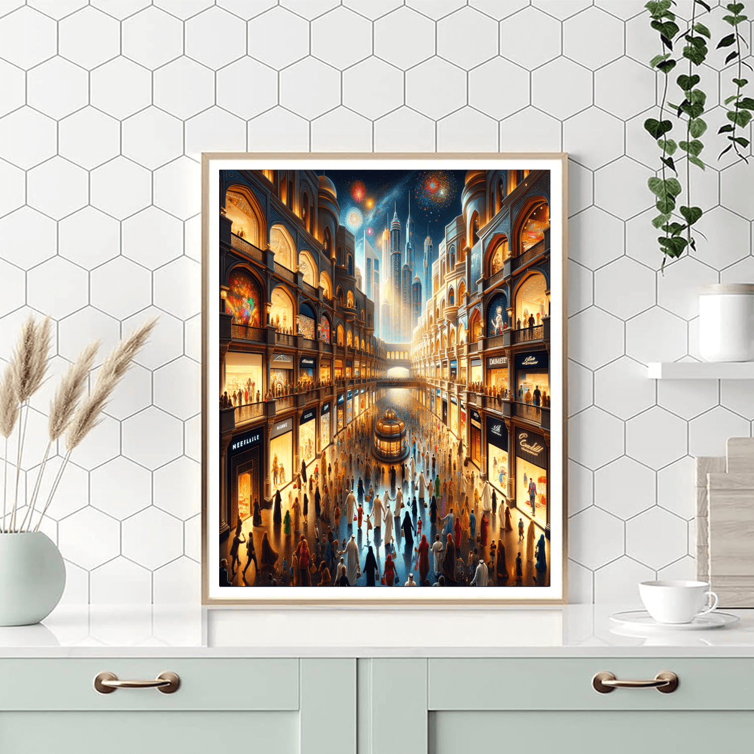 Dubai Shopping Festival - Uae Paint By Color