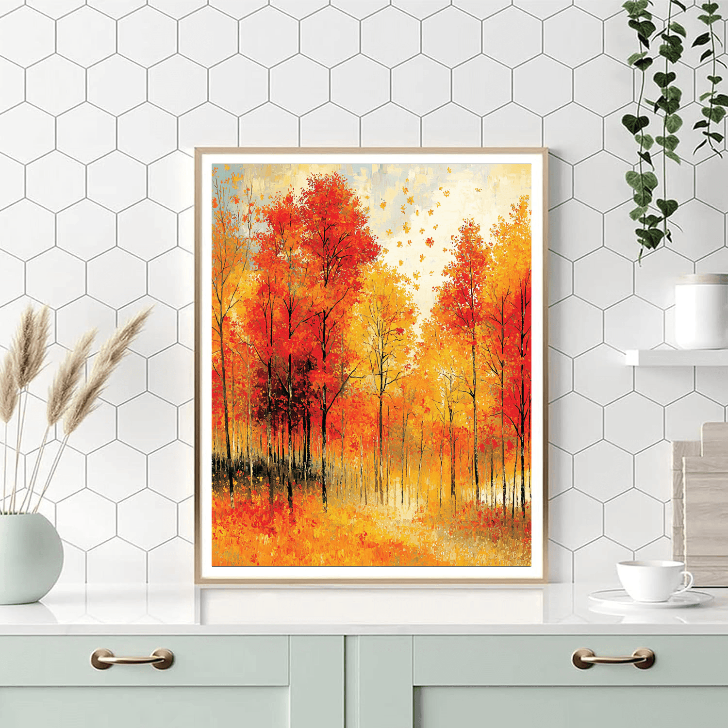 Pierre-Auguste Renoir Inspired Cascading Colors  Painting By Numbers Kit