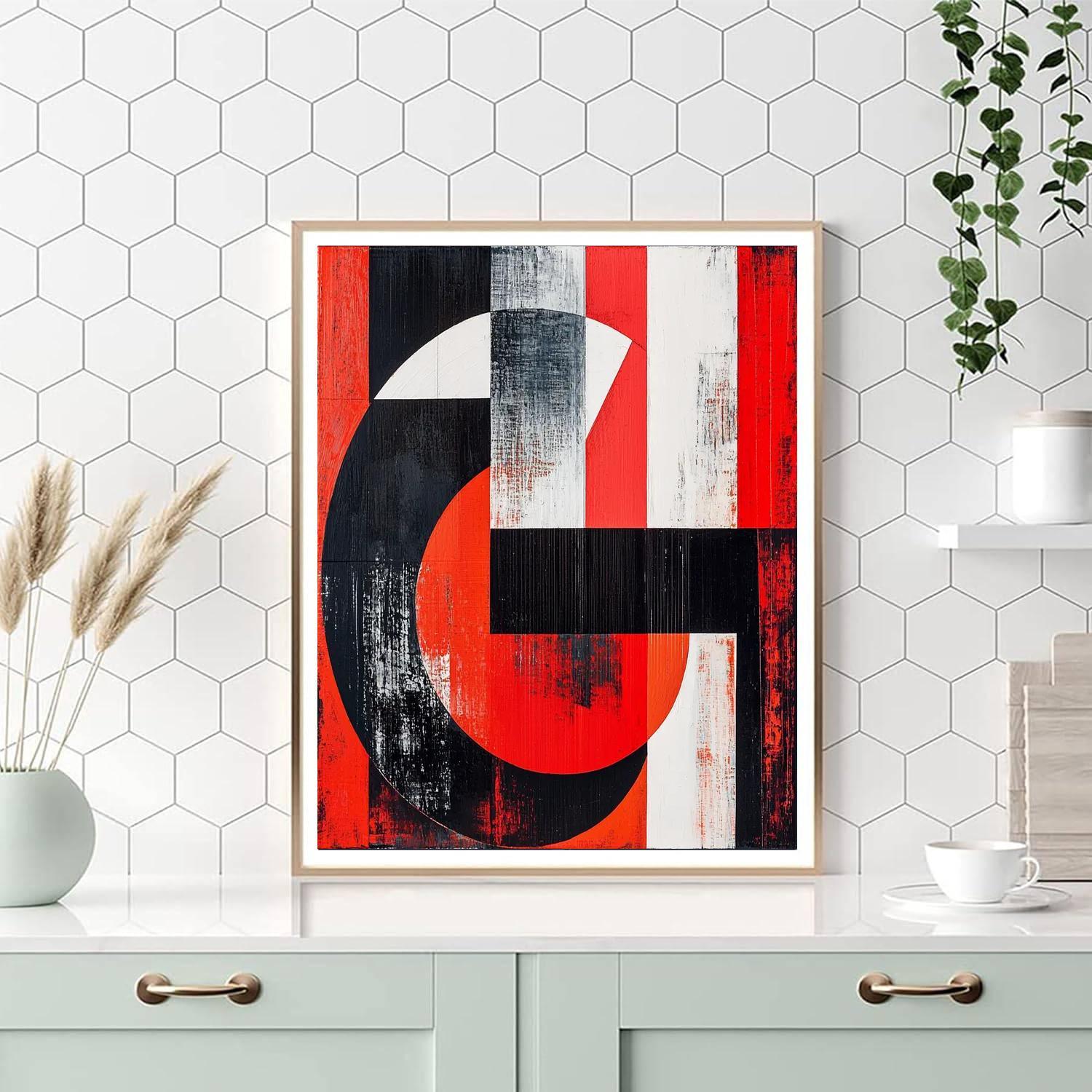 Kazimir Malevich Inspired Revolutionary Dance  Paint By Color