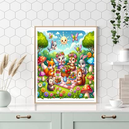 Charming Fairy Tale Picnic Paint By Number