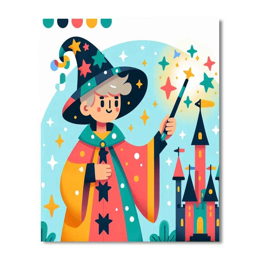 Wizarding School Adventure Paint By Numbers Art