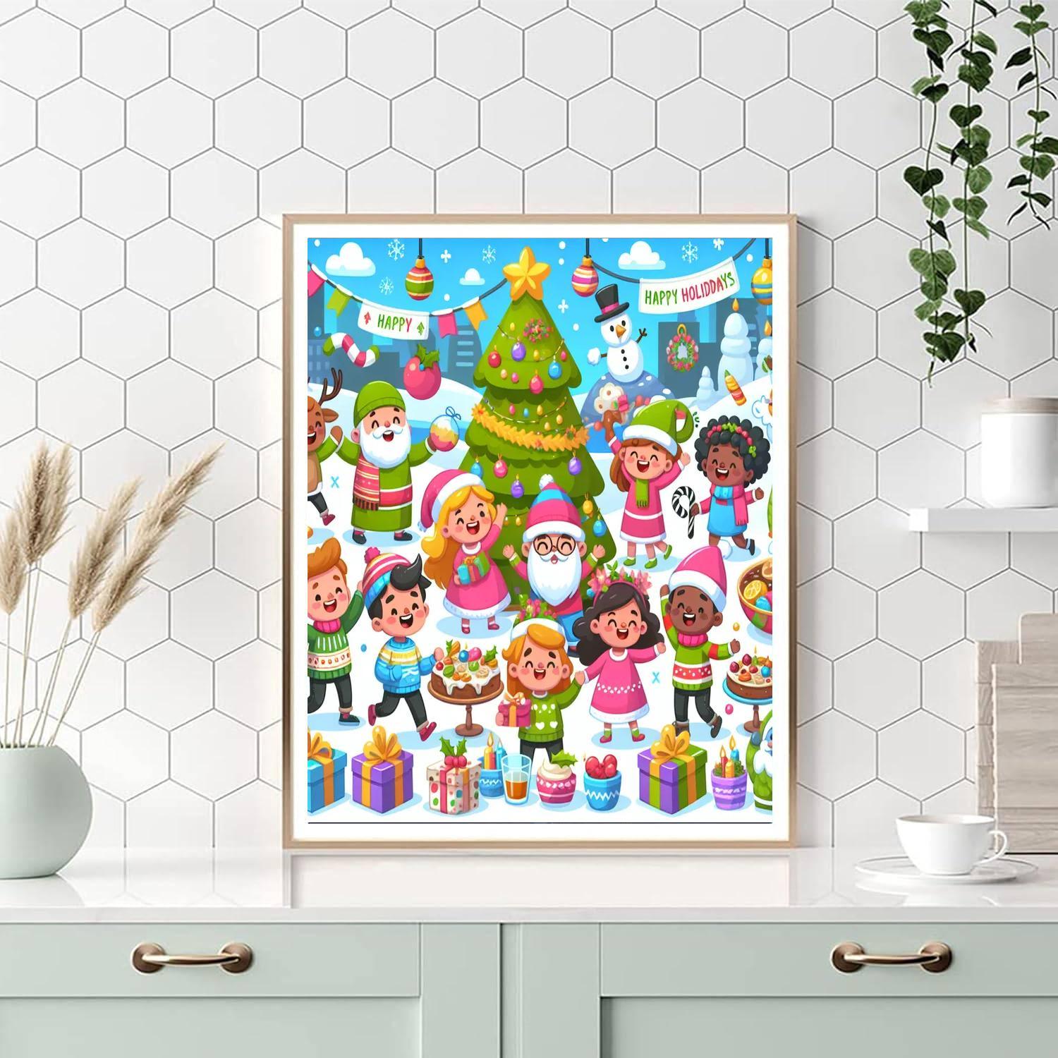 Whimsical Holiday Joys Paint By Numbers Kits