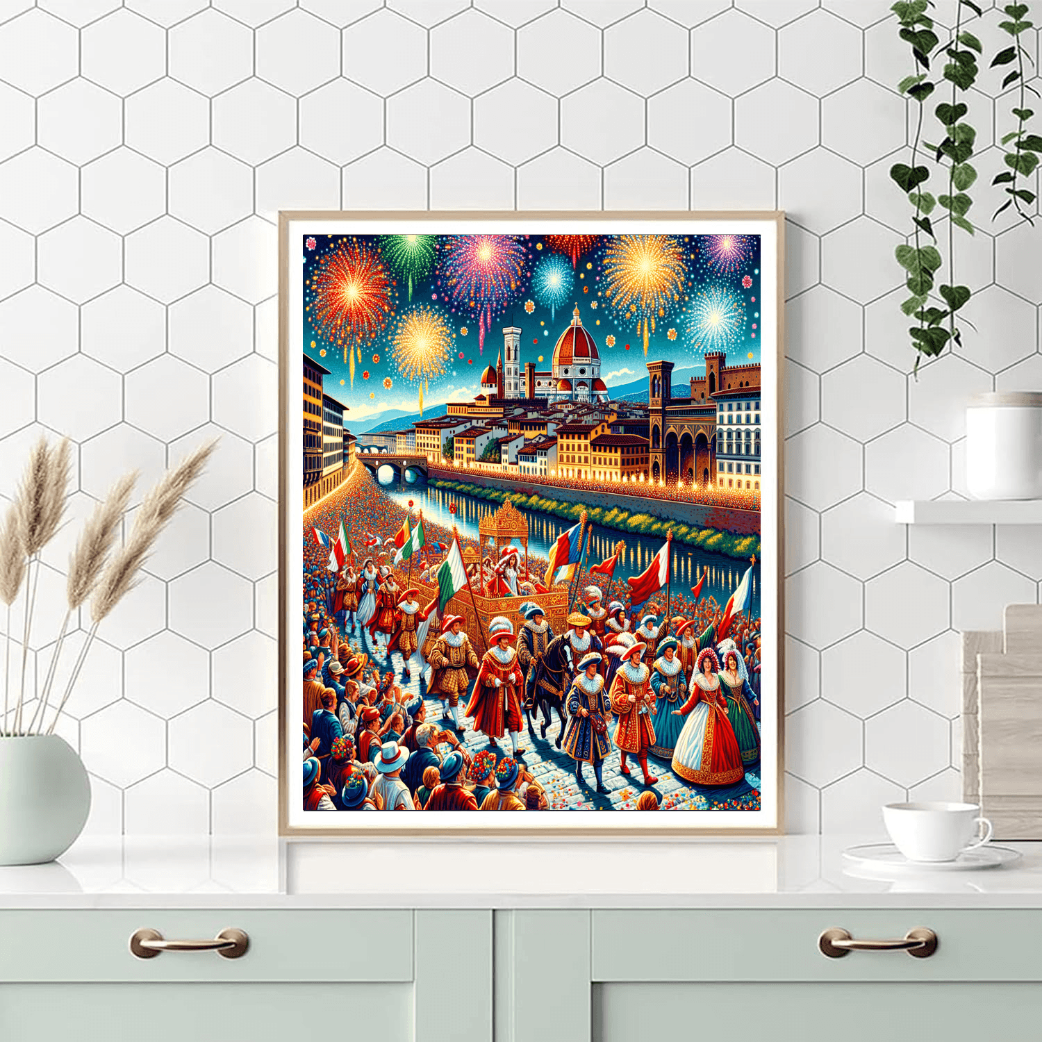 Festa Di San Giovanni - Florence, Italy Paint By Number