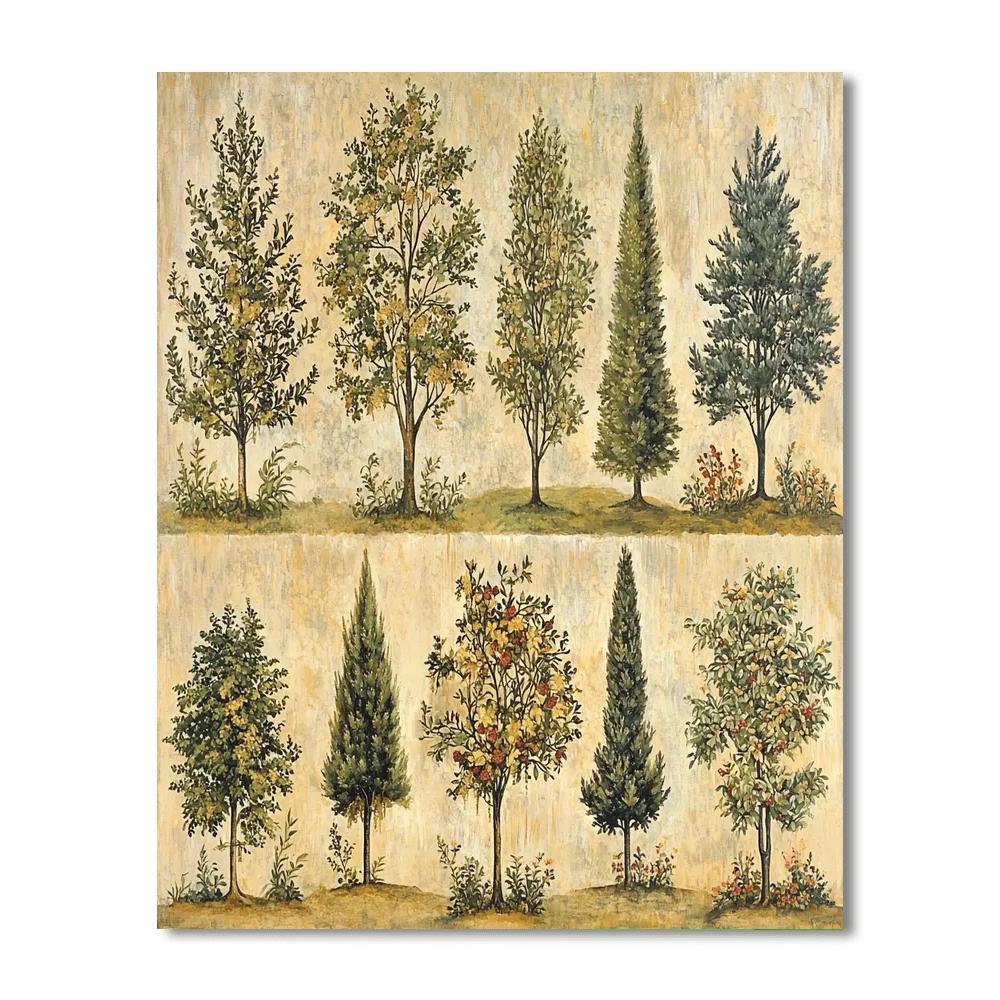 Leonardo Da Vinci Inspired The Essence Of Trees  Paint By Numbers Art