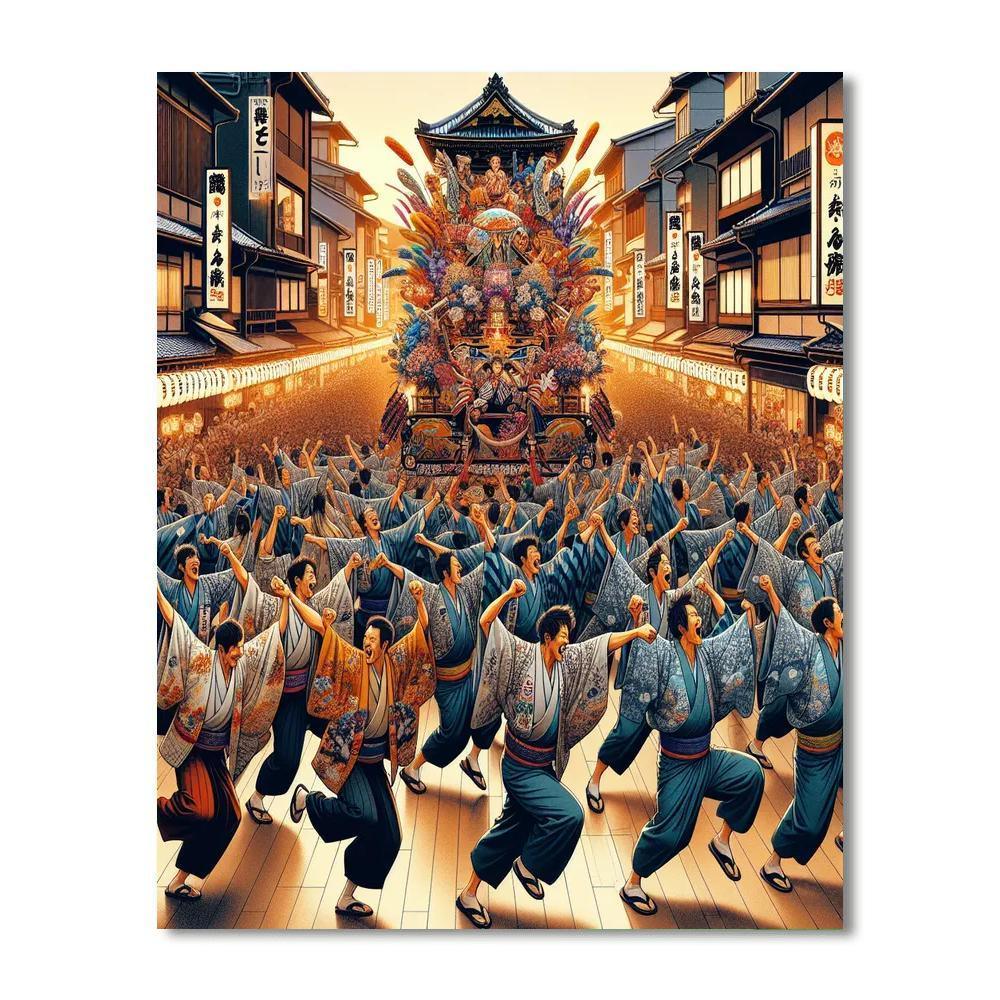 Nagasaki Kunchi - Japan Paint By Numbers Kits