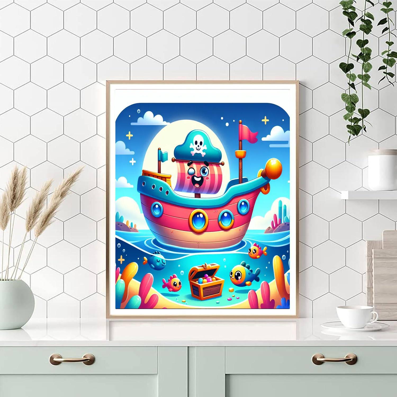 Exciting Treasure Hunt DIY Paint By Numbers