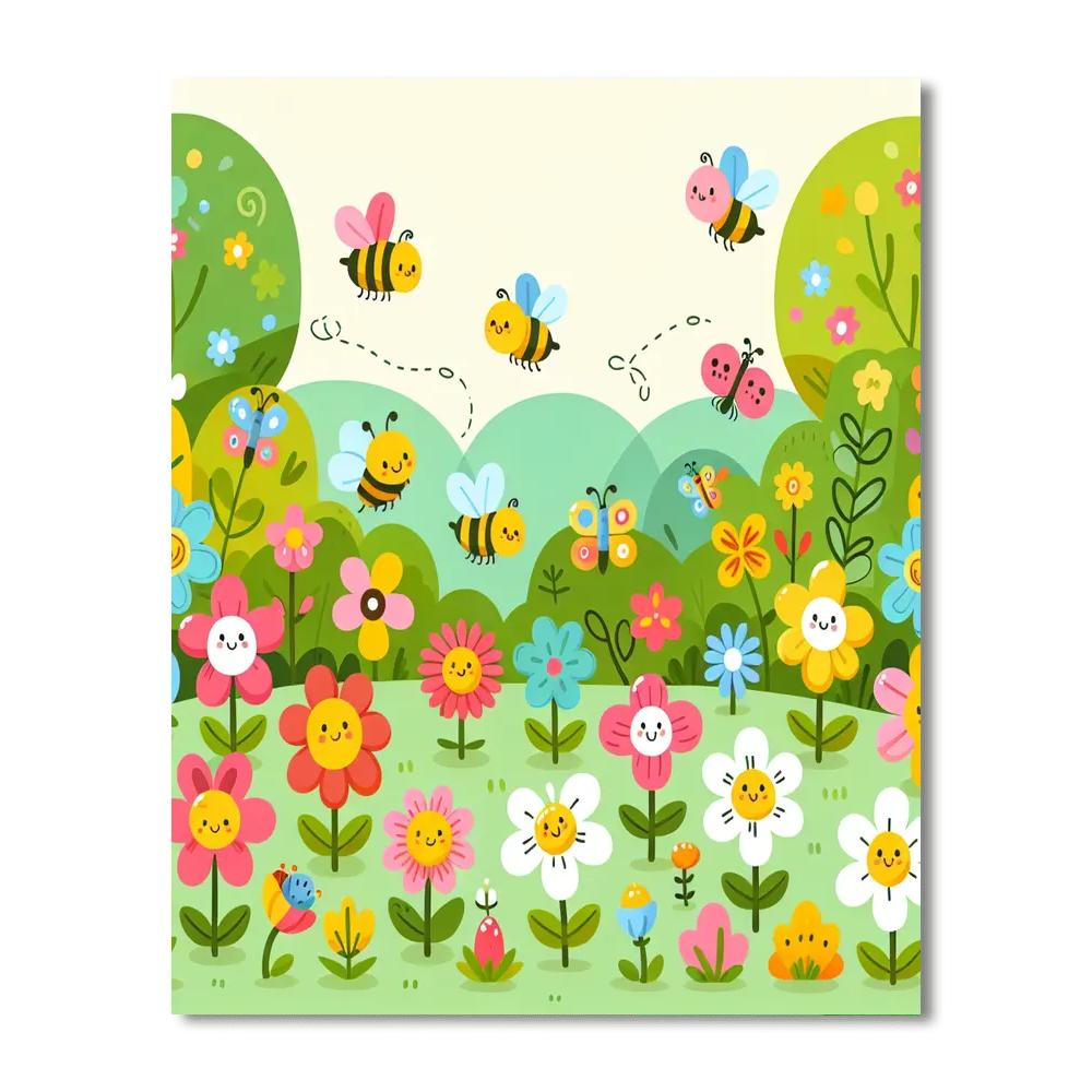 Butterfly Garden Gathering Paint By Color