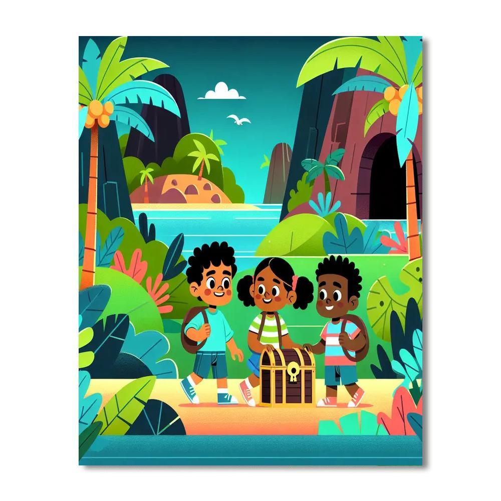 Mystery Of The Lost Island Paint By Numbers