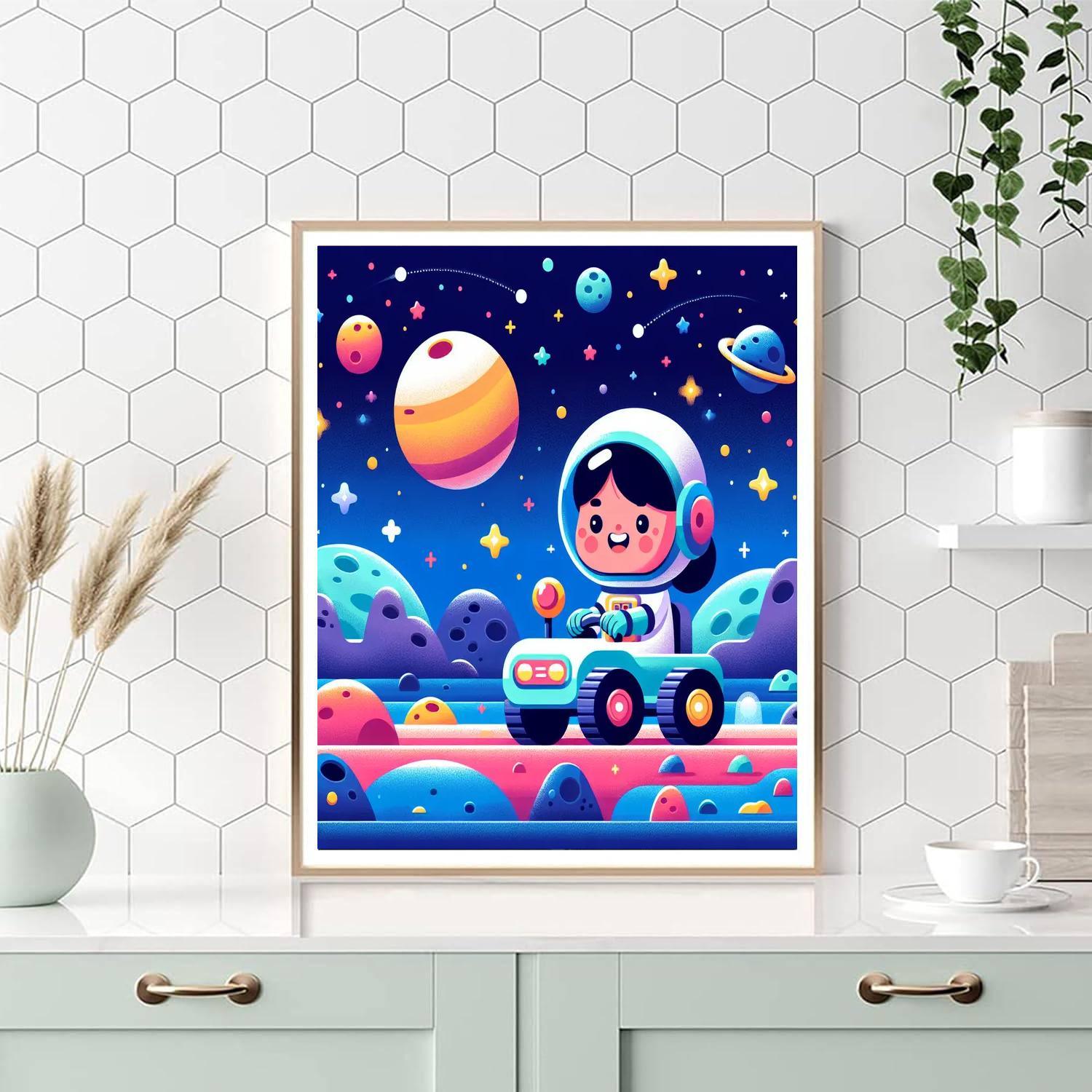 Space Rover Expedition Paint By Numbers Kits