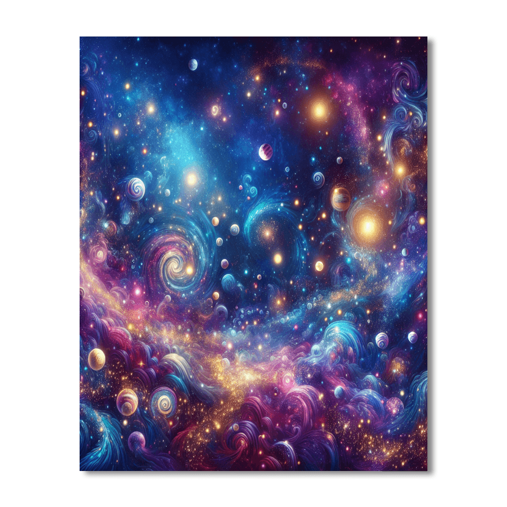 Dreamy Night Sky Adventure Paint By Number