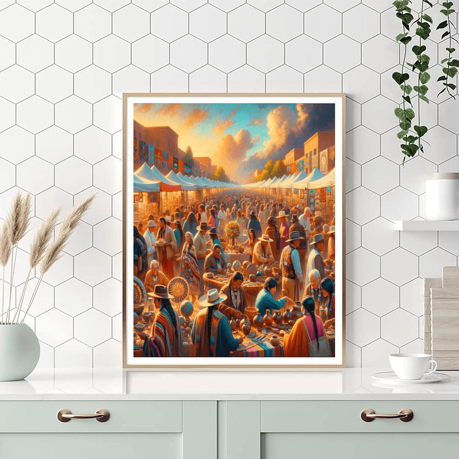 Santa Fe Indian Market Paint By Numbers Kits