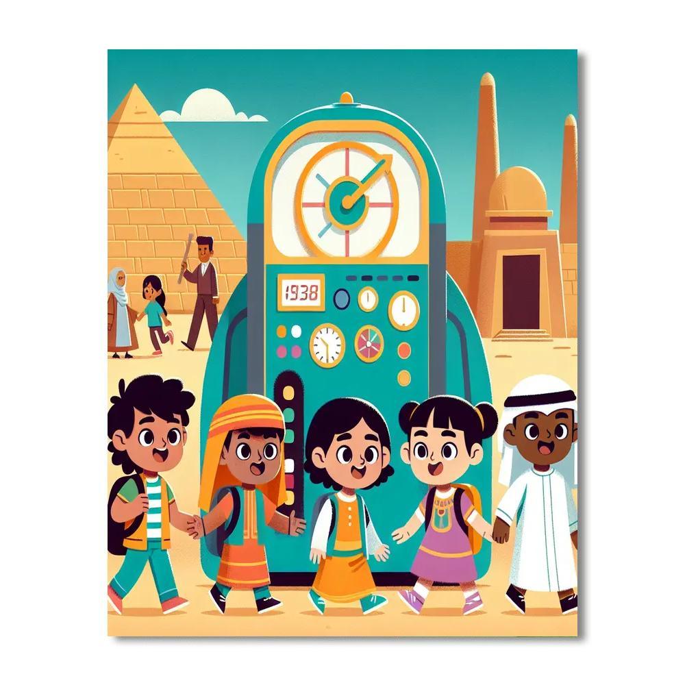 Time Travel Explorers Paint By Numbers