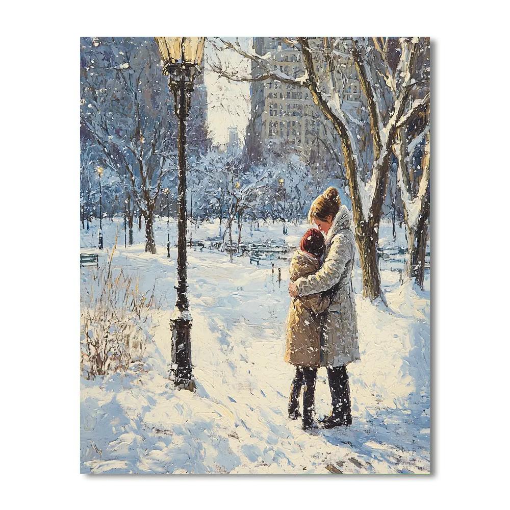 Winter’s Whisper Number Painting