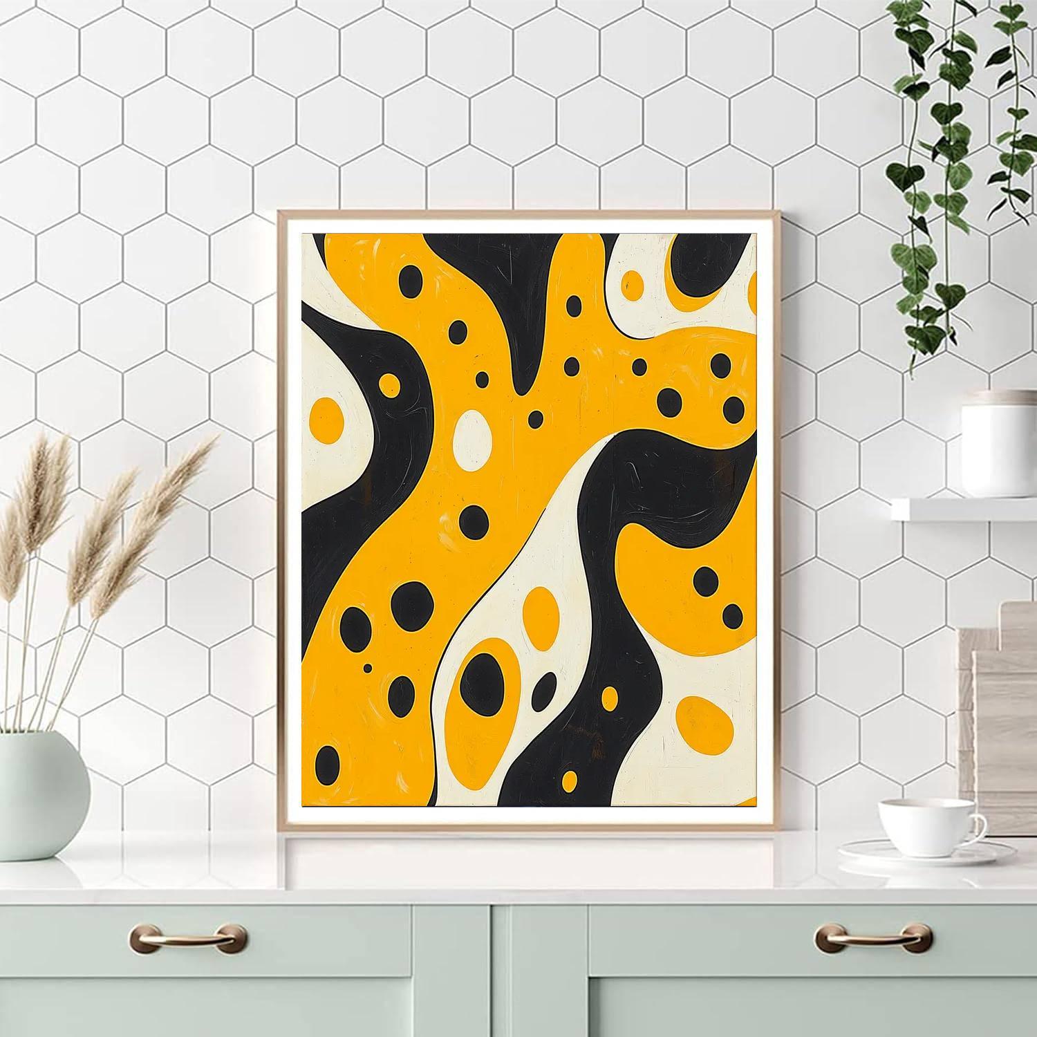 Joan Miró Inspired Fantasy In Motion  Paint By Numbers Art