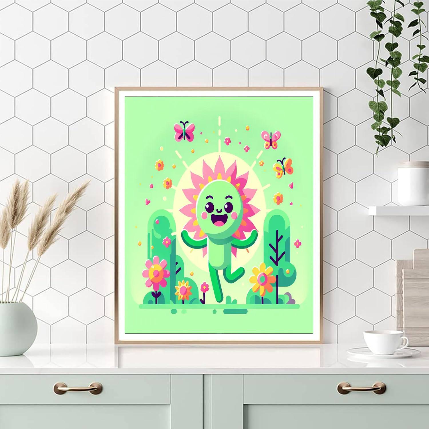 Whimsical Forest Sprite DIY Paint By Numbers