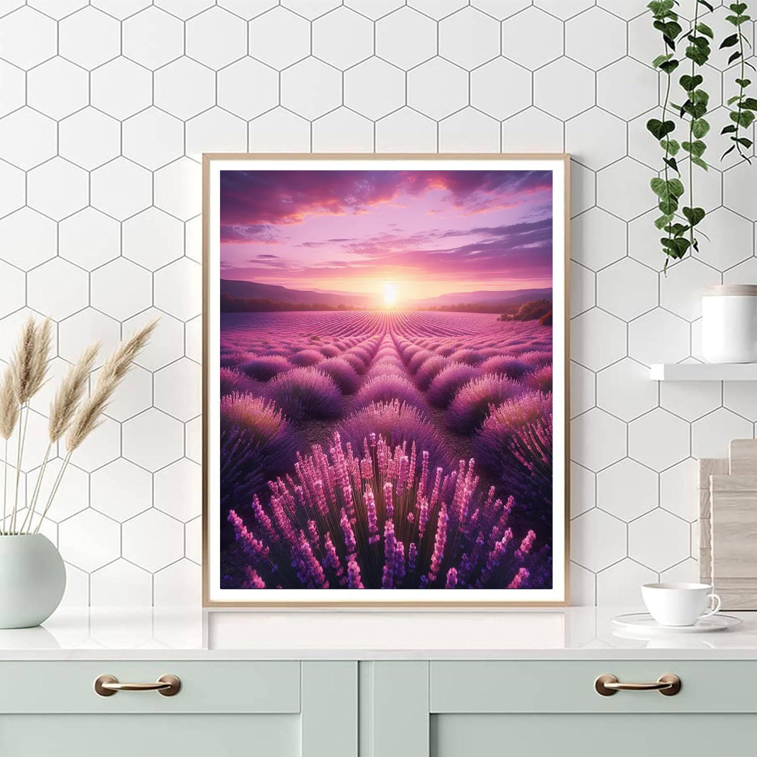 Dreamy Lavender Dreamscape Paint By Number
