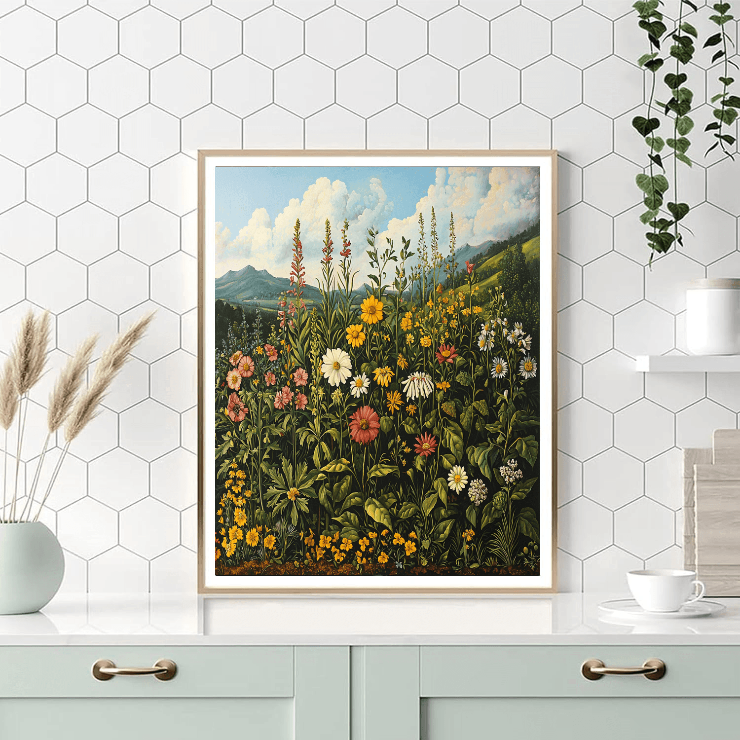 Albrecht Dürer Inspired Renaissance Flora  Numbered Painting Kits