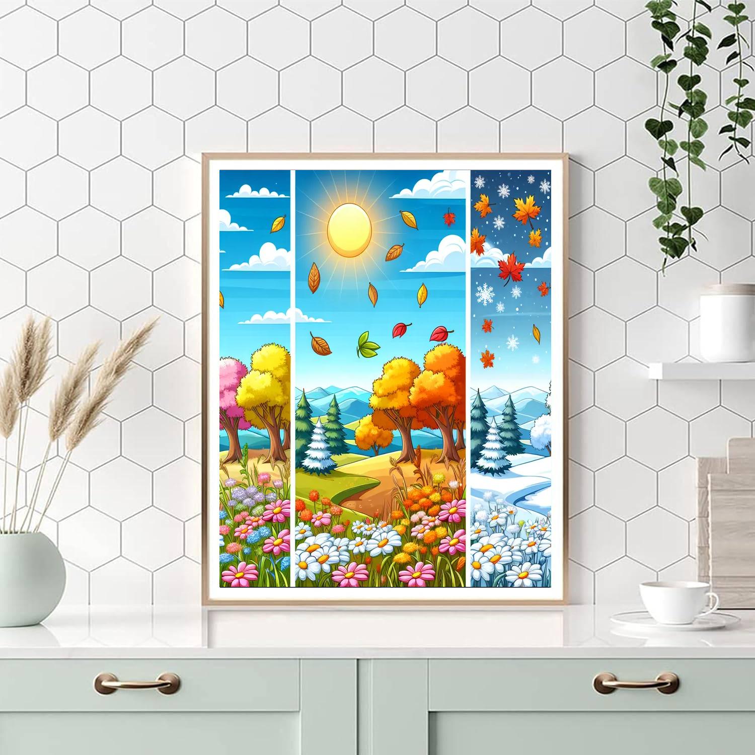 Cheerful Seasonal Celebrations Paint By Numbers Kits