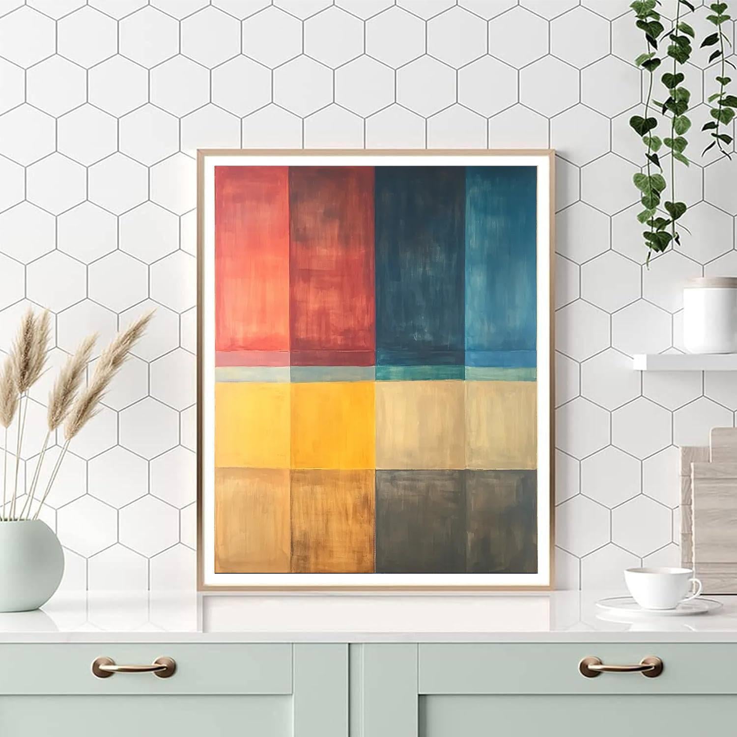 Mark Rothko Inspired Elemental Essence  DIY Paint By Numbers