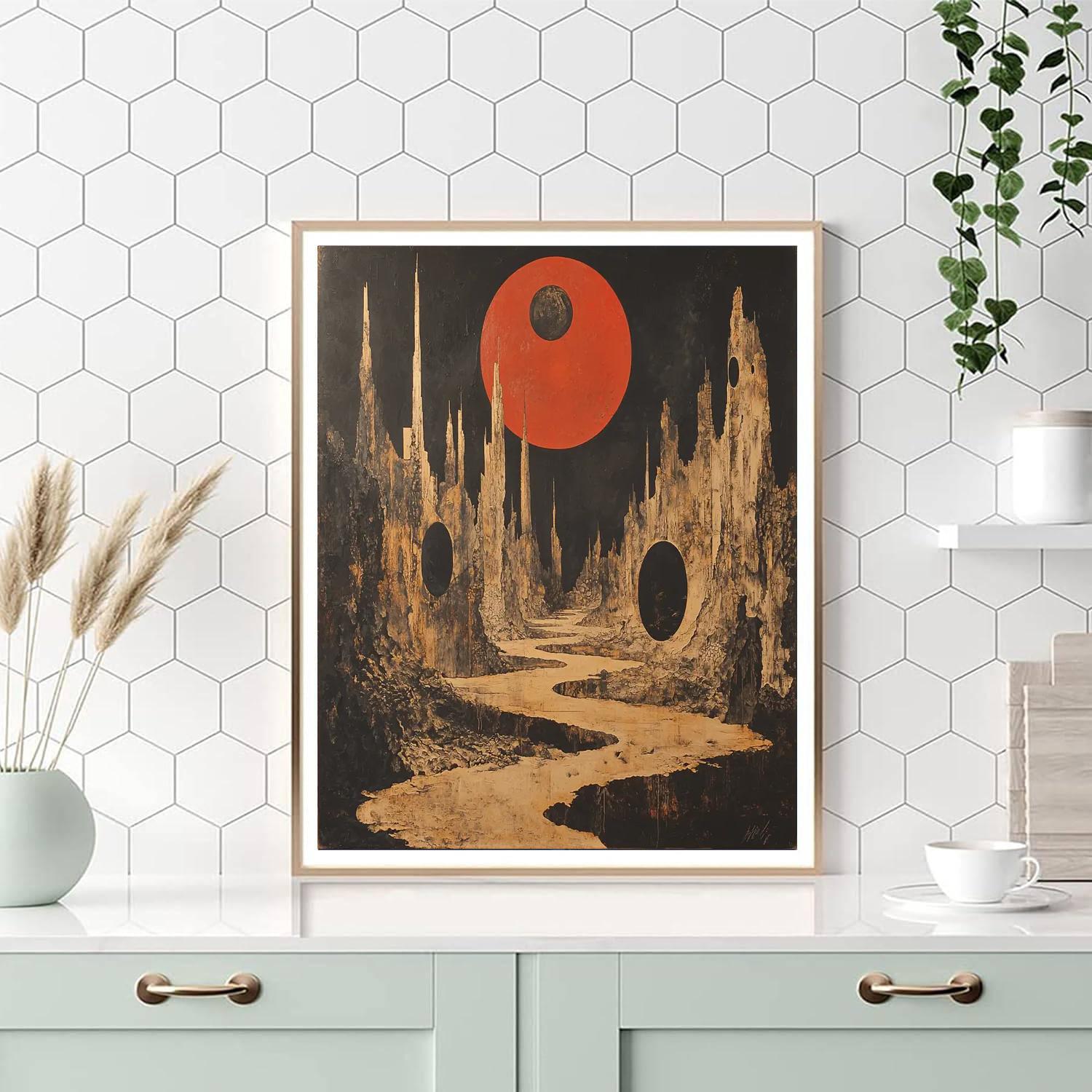 Max Ernst Inspired Serenade Of The Sublime  Paint By Numbers Art