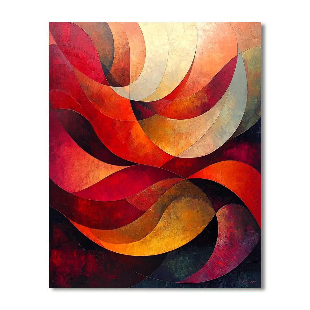 Caravaggio Inspired Rhapsody In Color  Number Painting