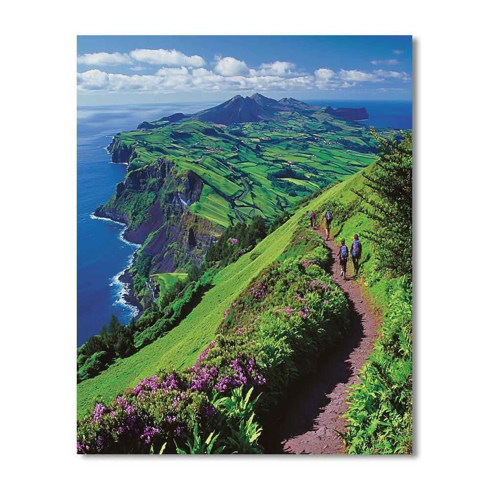 The Azores Archipelago Painting Number Kit