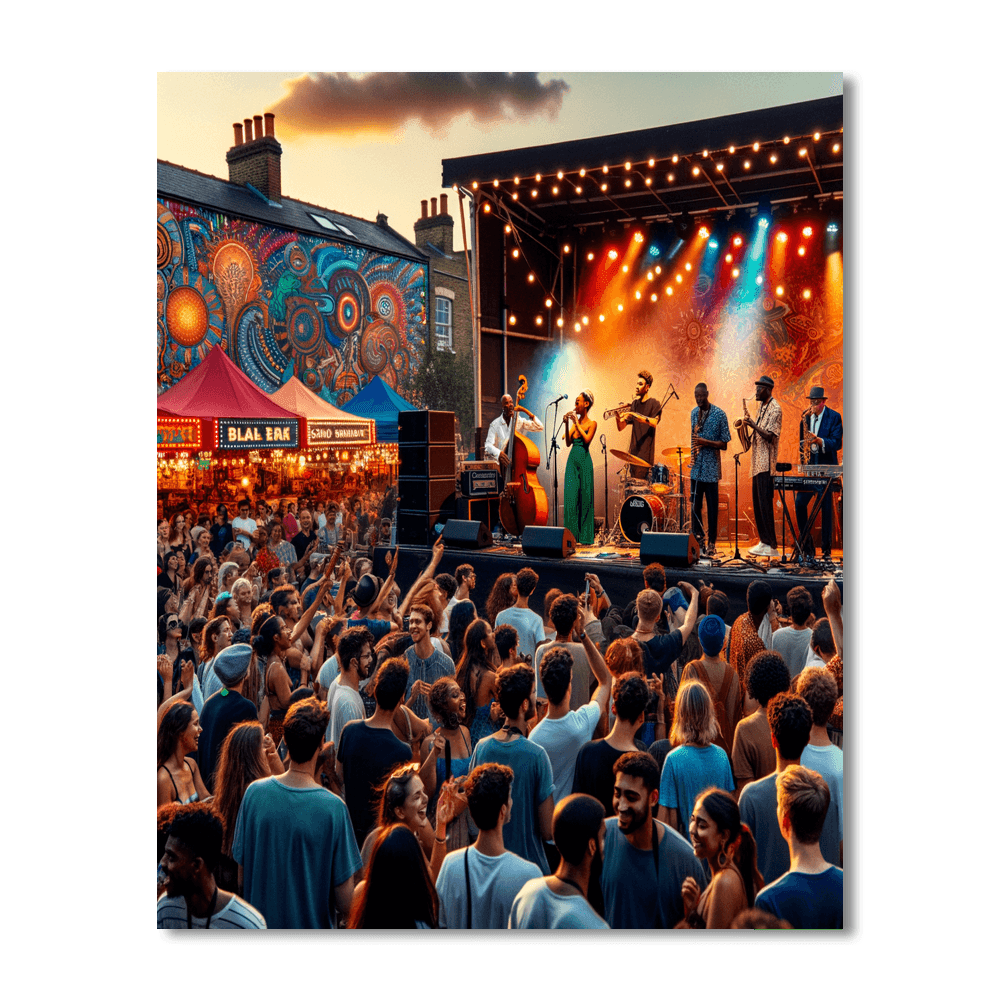 Montreal Jazz Festival Paint By Number