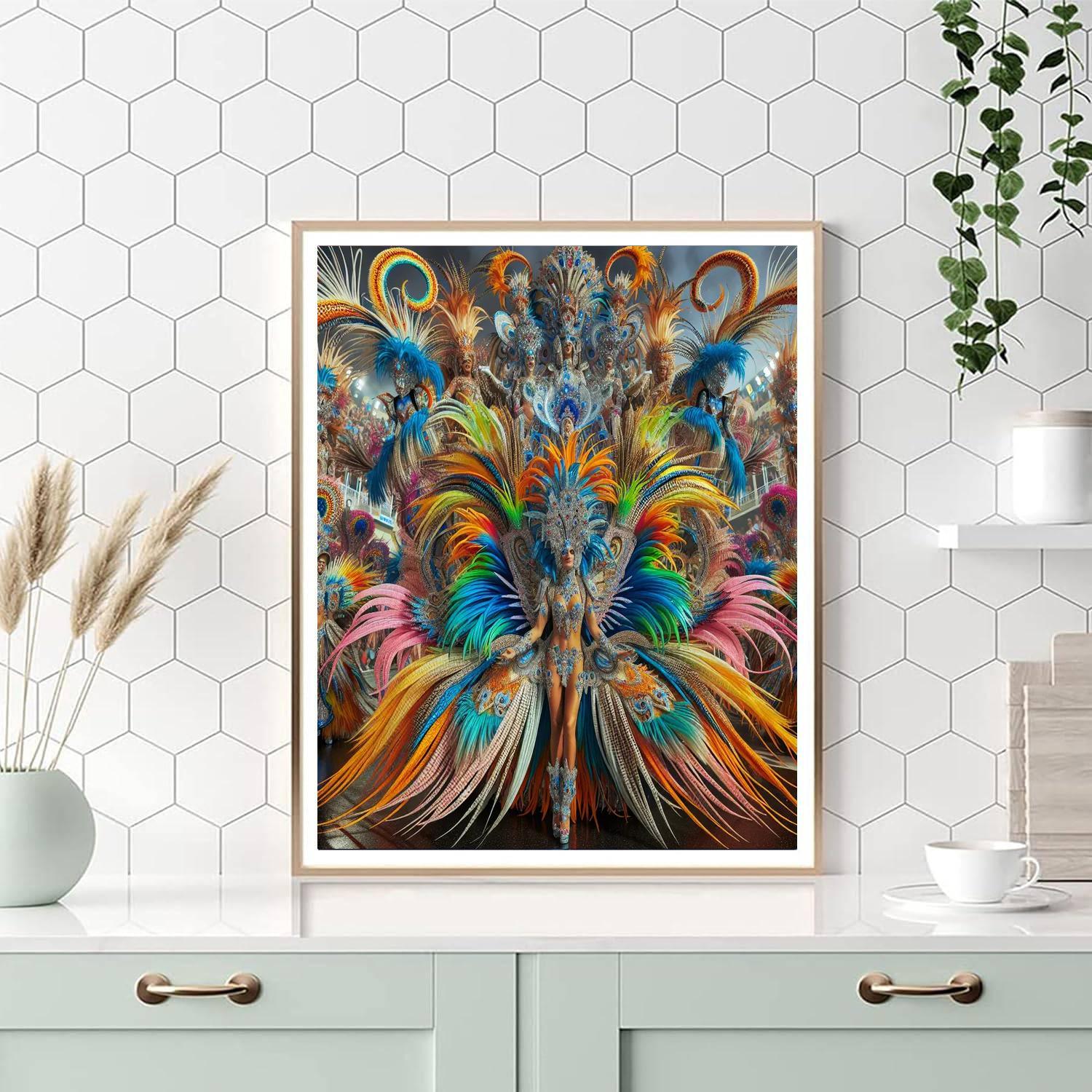 Carnival Of Santa Cruz De Tenerife - Tenerife Paint By Numbers Art