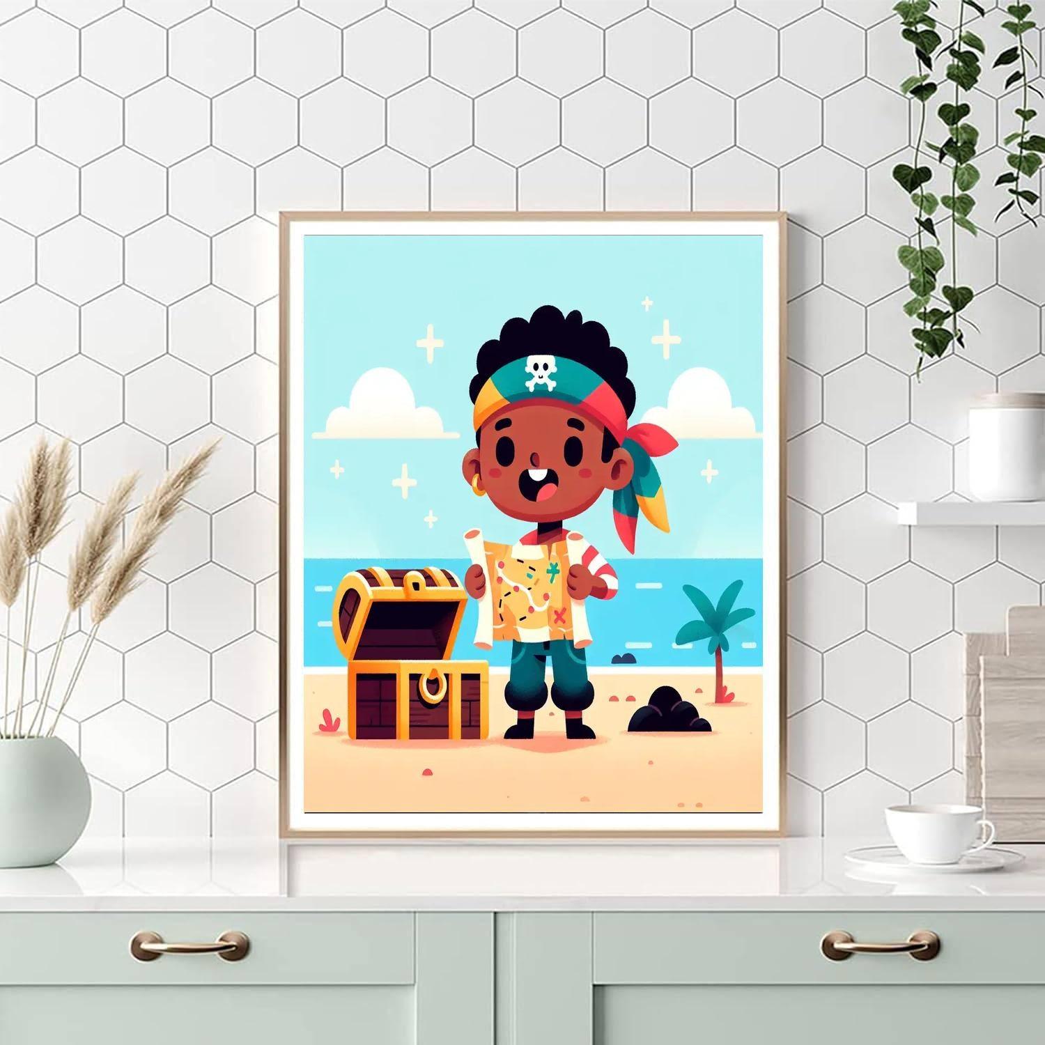 Adventure Treasure Hunters DIY Paint By Numbers