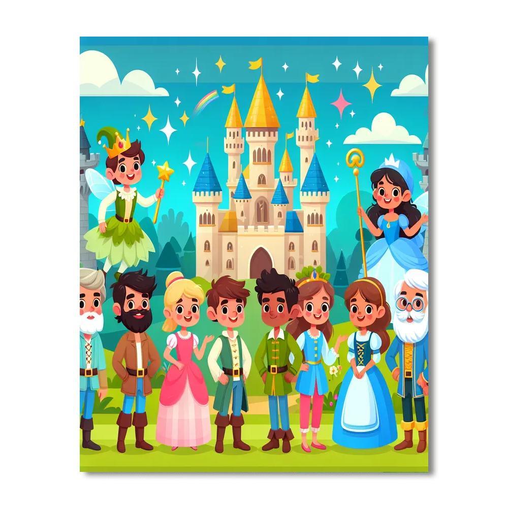 Magic Kingdom Fairytale Paint By Numbers Kits