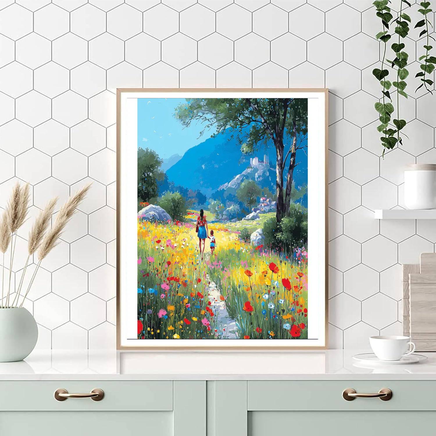 Nature's Gift Of Love Number Painting