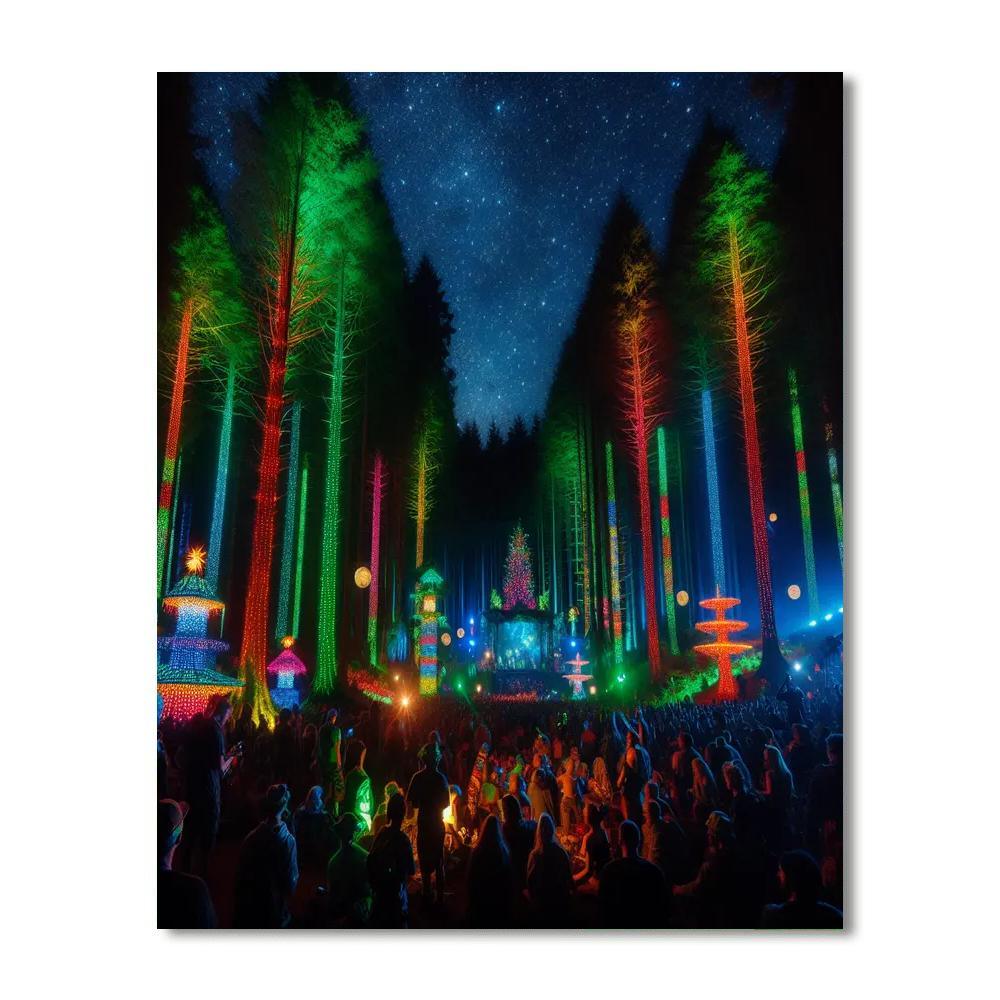 Electric Forest Festival - Usa Painting Number Kit