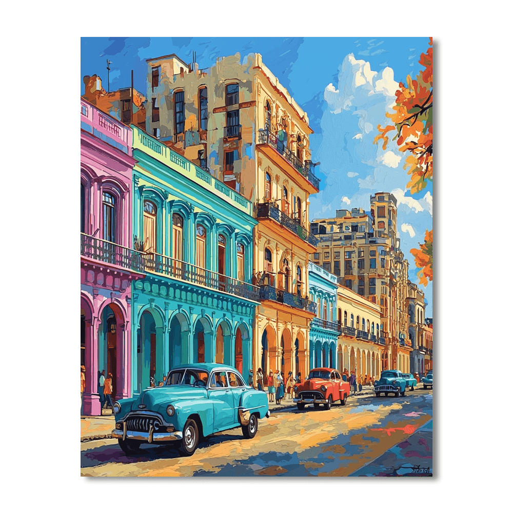 Havana Vieja Numbered Painting Kits