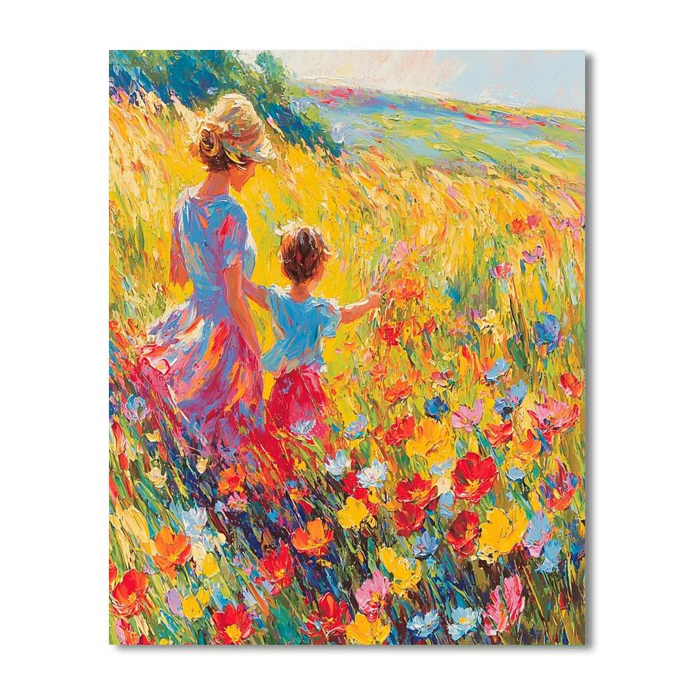 A Love That Blossoms Painting Number Kit