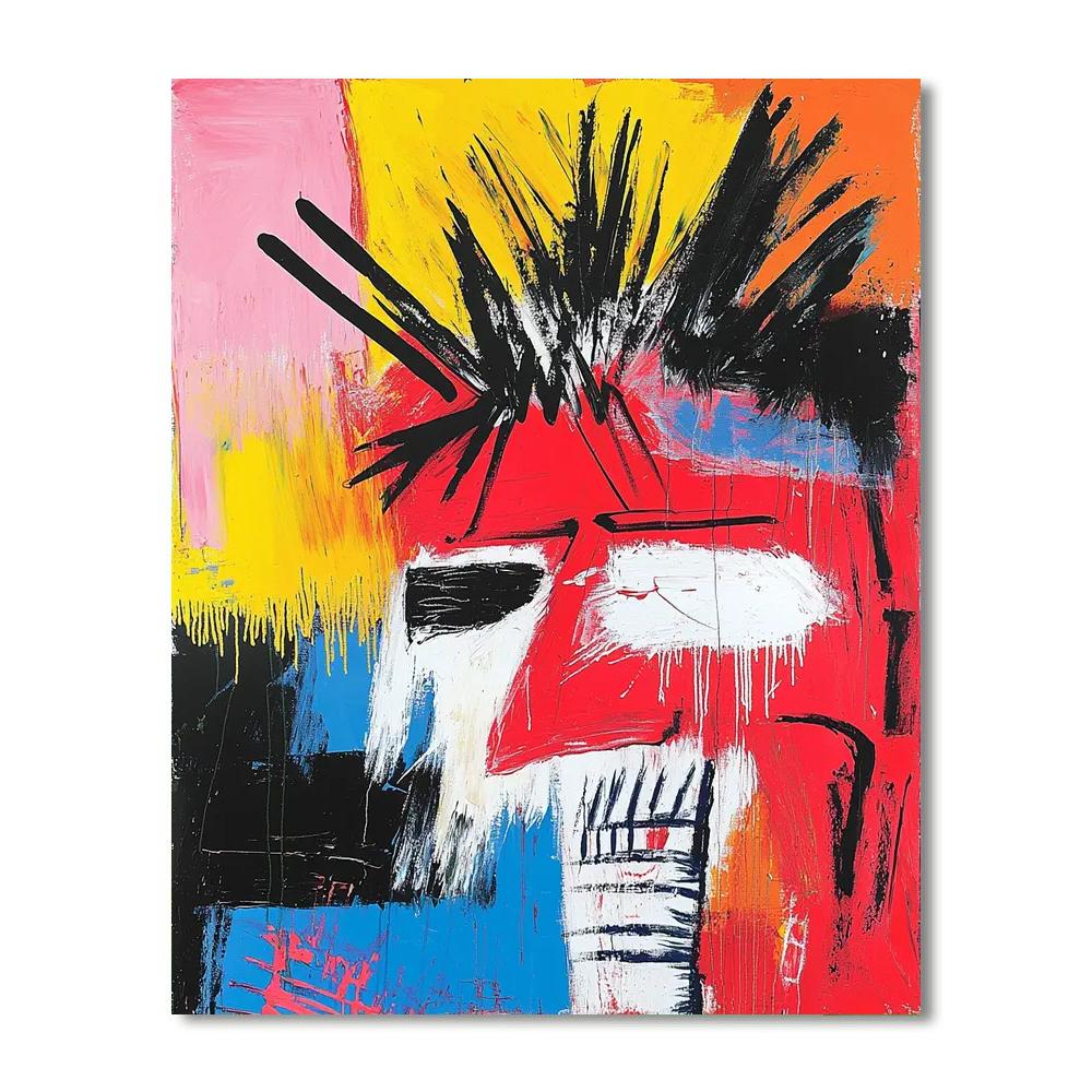 Jean-Michel Basquiat Inspired Visceral Experiences  Paint By Numbers