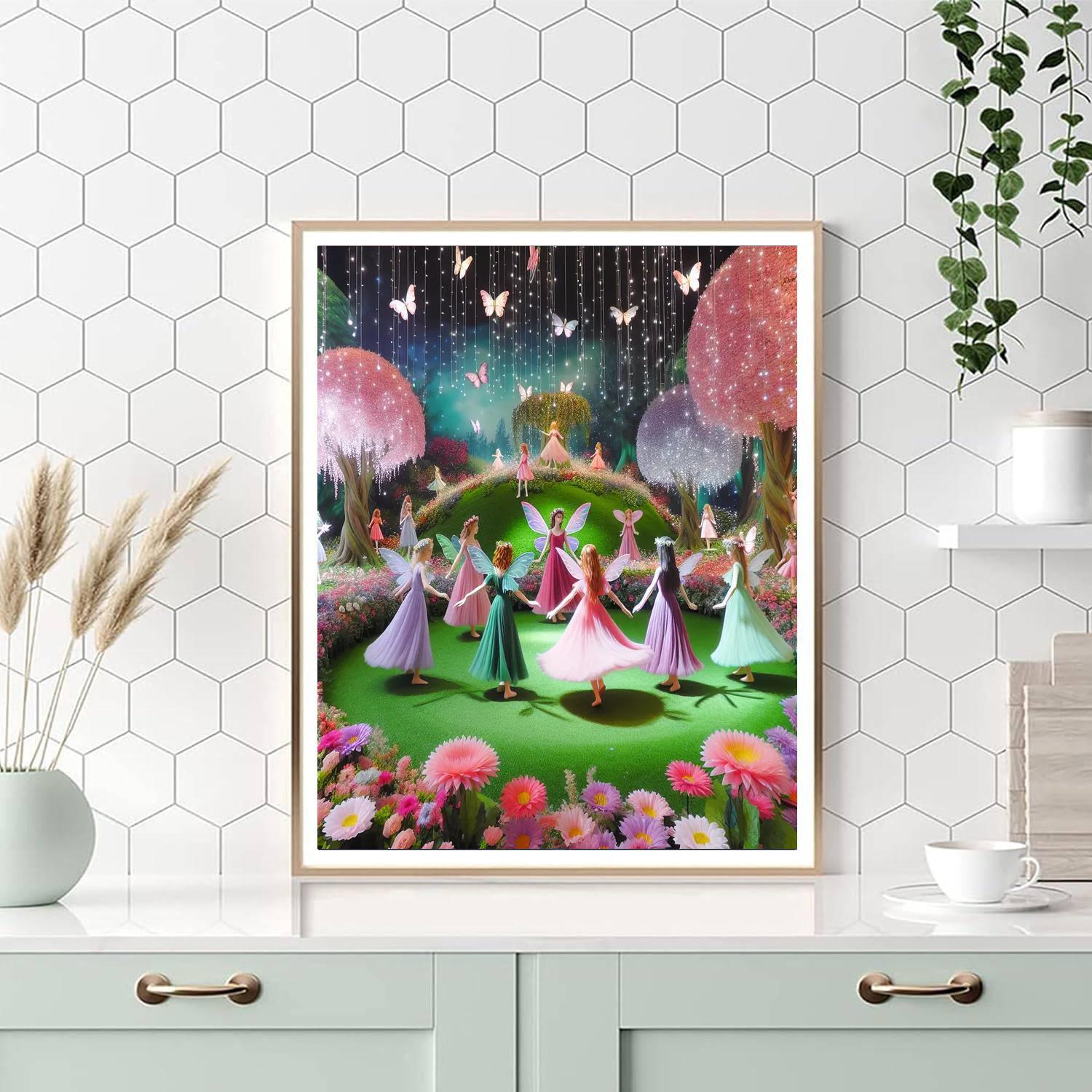 Joyful Fairy Festival DIY Paint By Numbers