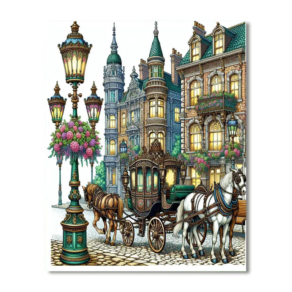 Historic Victorian Street Number Painting