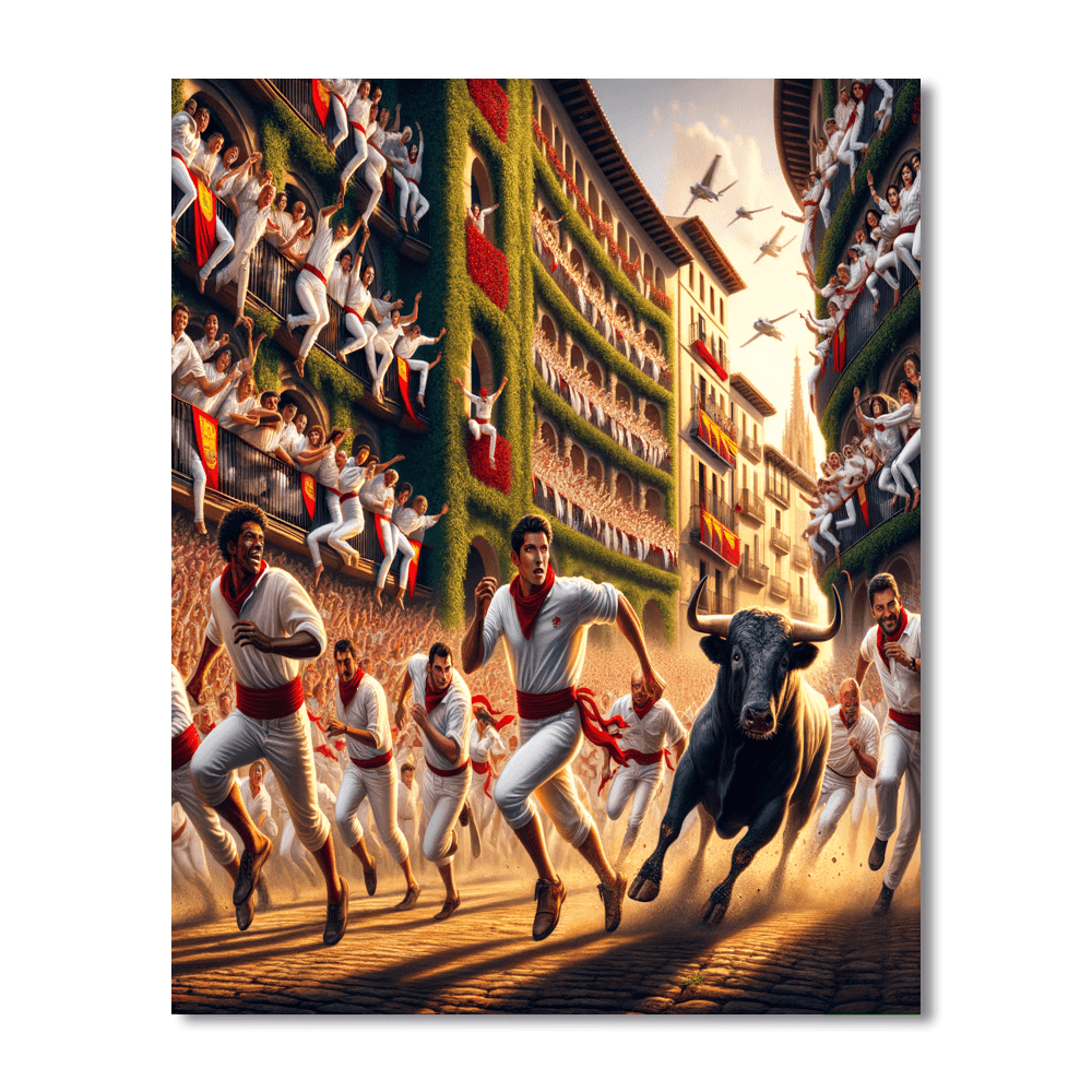 San Fermín Festival Paint By Number