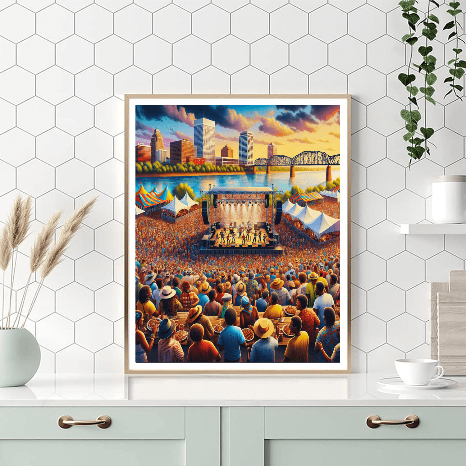 Beale Street Music Festival - Memphis, Usa Paint By Numbers Art