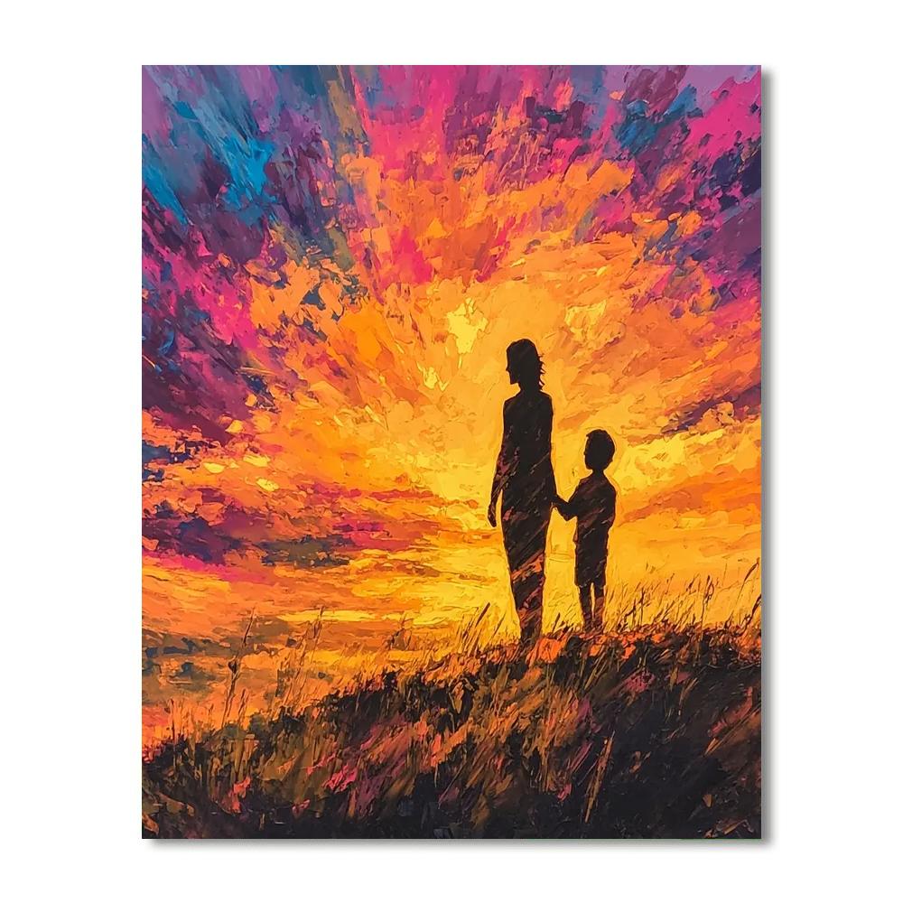 Eternal Bond At Sunset Paint By Number