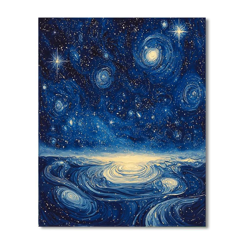 Michelangelo Inspired Mystic Horizon  Numbered Painting Kits