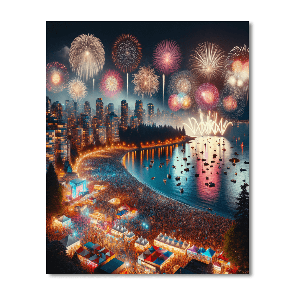 Celebration Of Light - Canada DIY Paint By Numbers