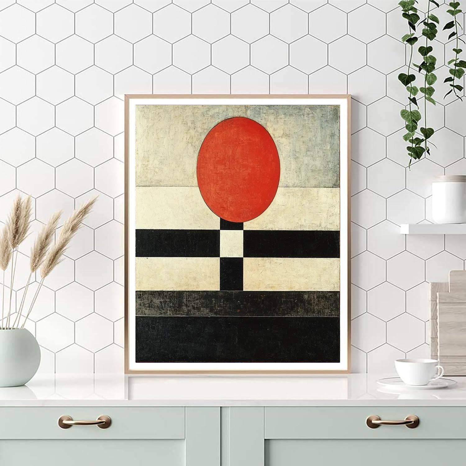 Kazimir Malevich Inspired Conceptual Balance  Paint By Color