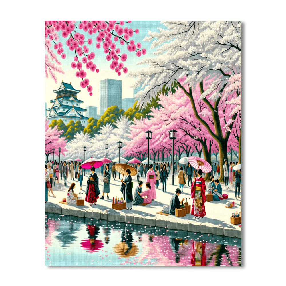 Cherry Blossom Festival - Usa Number Painting