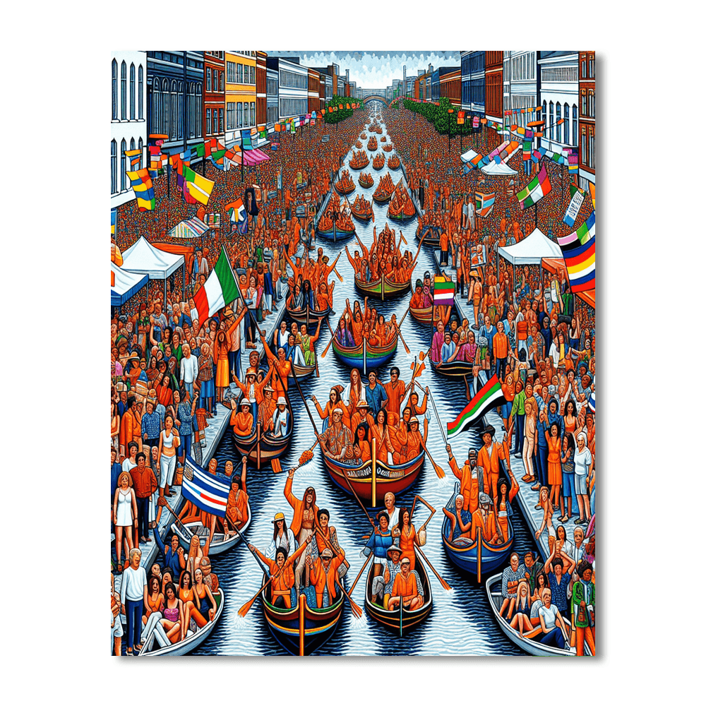 King’s Day - Netherlands Painting By Numbers Kit