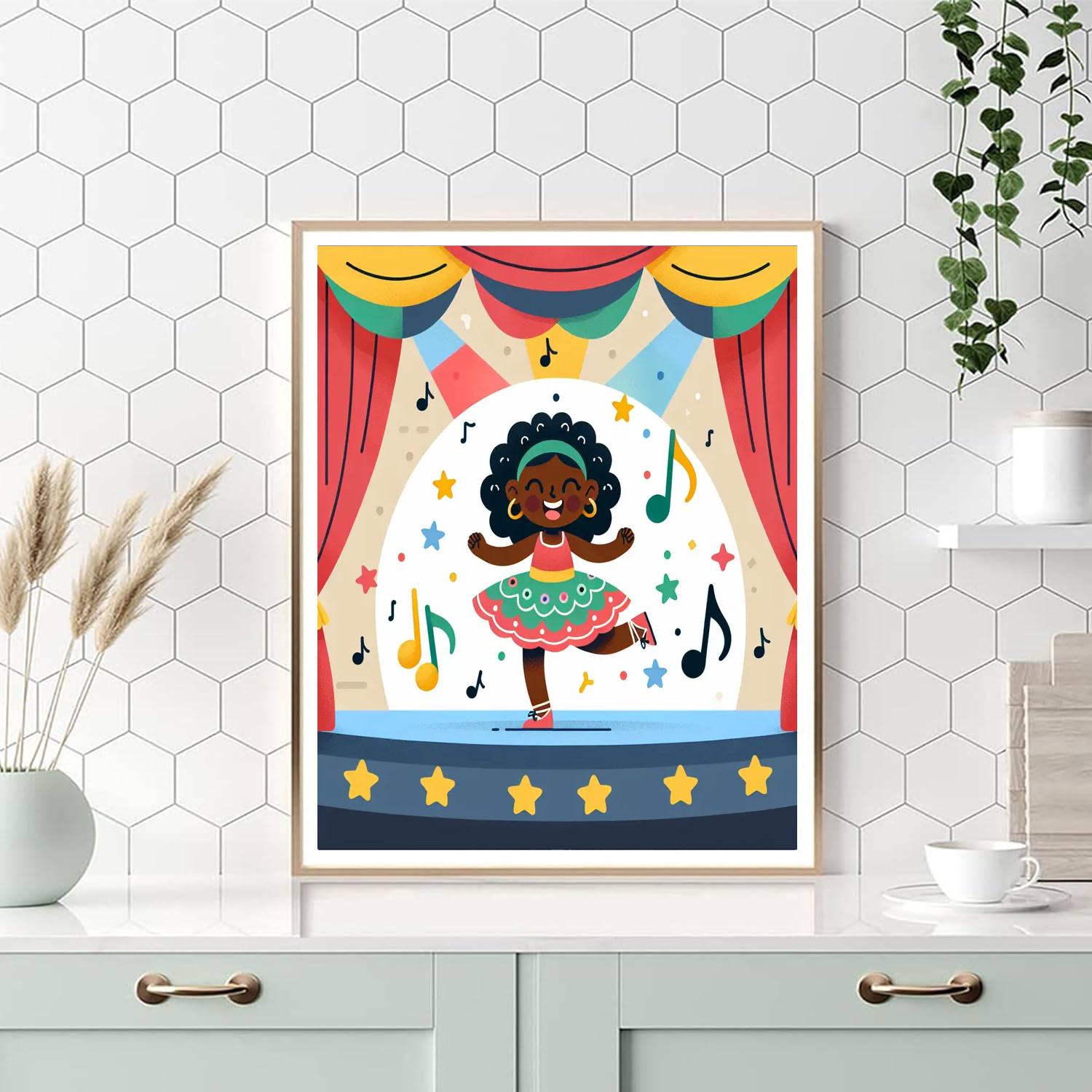 Dynamic Dancer Paint By Number