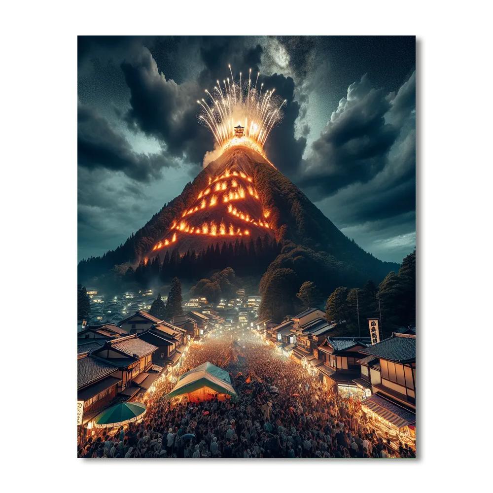 Wakakusa Yamayaki Festival Paint By Number